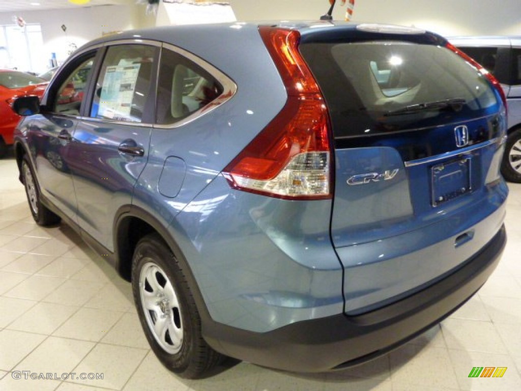 2014 CR-V LX AWD - Mountain Air Metallic / Black photo #3