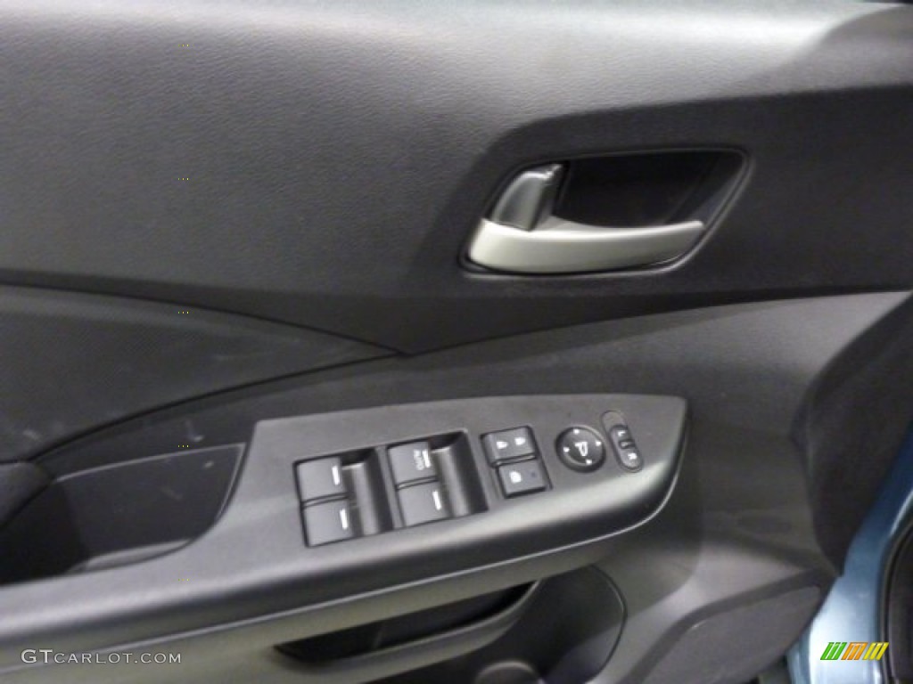 2014 CR-V LX AWD - Mountain Air Metallic / Black photo #13
