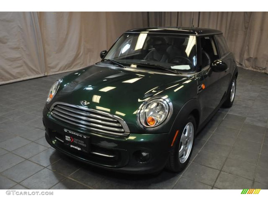 2011 Cooper Hardtop - British Racing Green II / Carbon Black photo #1