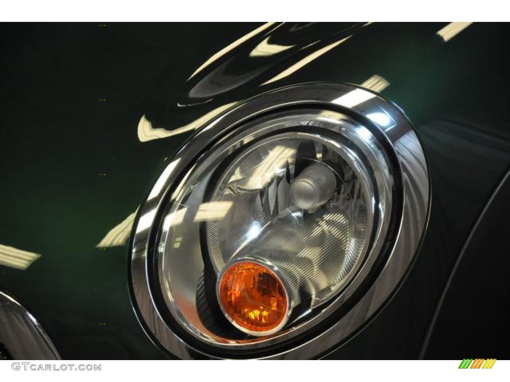 2011 Cooper Hardtop - British Racing Green II / Carbon Black photo #2