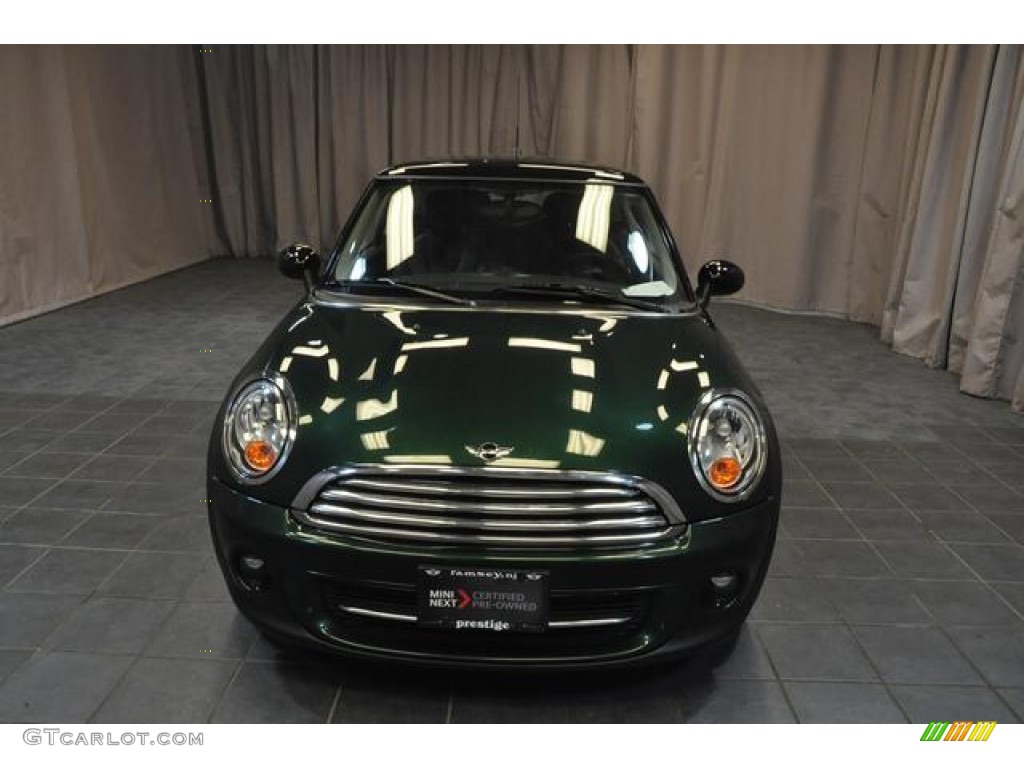 2011 Cooper Hardtop - British Racing Green II / Carbon Black photo #3