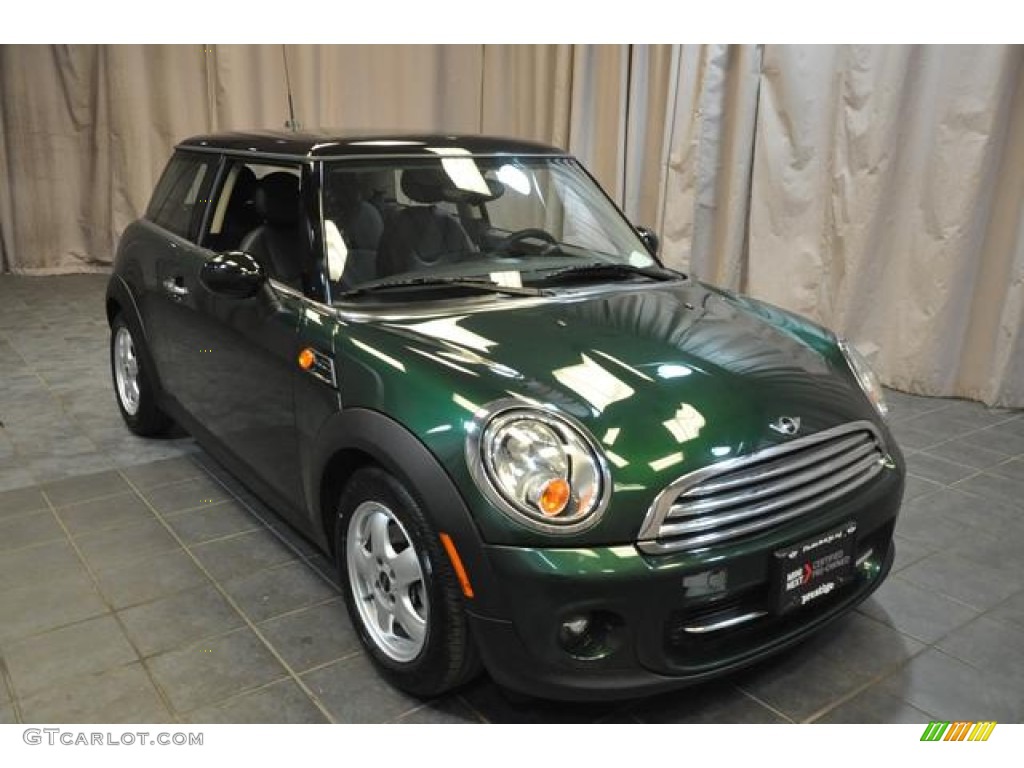 2011 Cooper Hardtop - British Racing Green II / Carbon Black photo #4