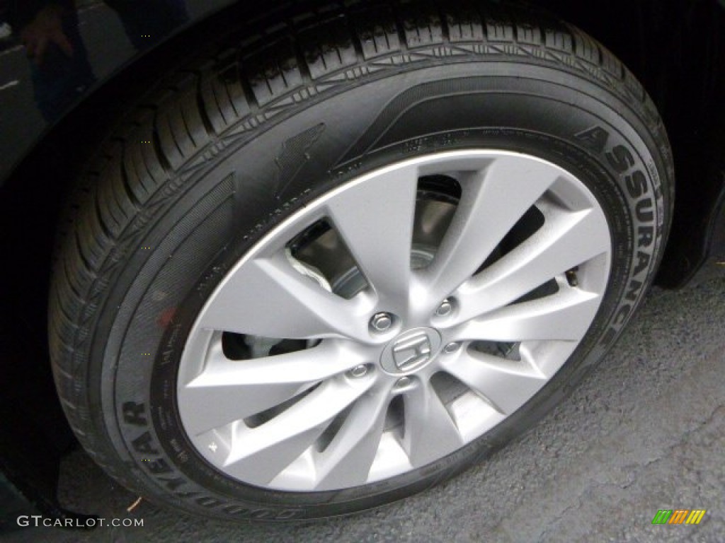 2014 Accord EX-L Sedan - Crystal Black Pearl / Black photo #9