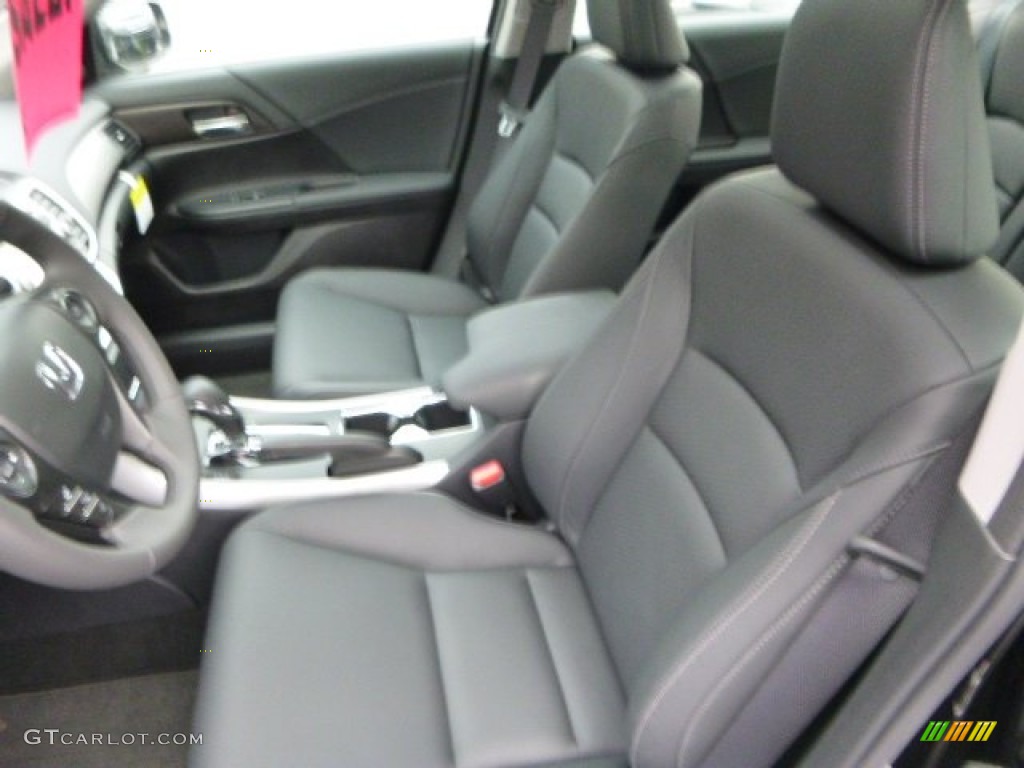2014 Accord EX-L Sedan - Crystal Black Pearl / Black photo #10
