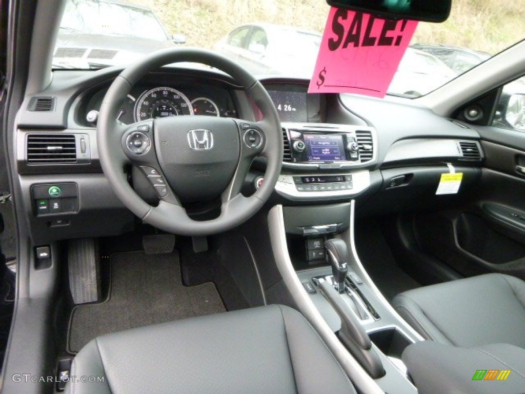 2014 Accord EX-L Sedan - Crystal Black Pearl / Black photo #12