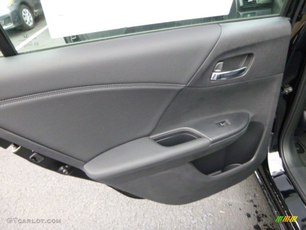 2014 Accord EX-L Sedan - Crystal Black Pearl / Black photo #13