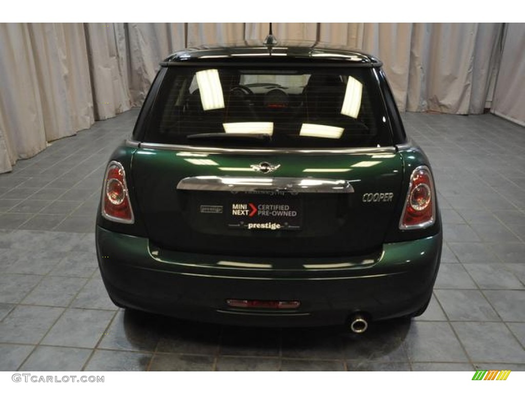 2011 Cooper Hardtop - British Racing Green II / Carbon Black photo #19