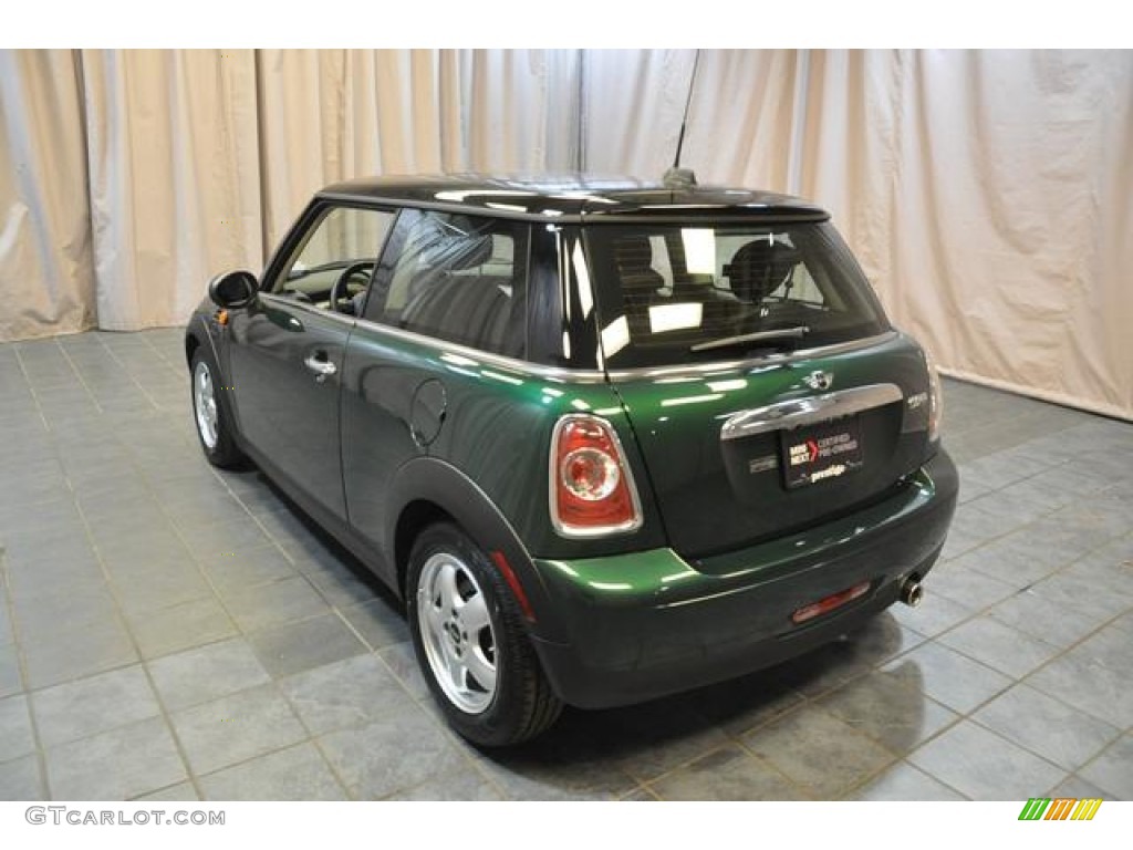 2011 Cooper Hardtop - British Racing Green II / Carbon Black photo #20