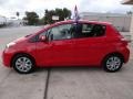 2013 Absolutely Red Toyota Yaris LE 5 Door  photo #3