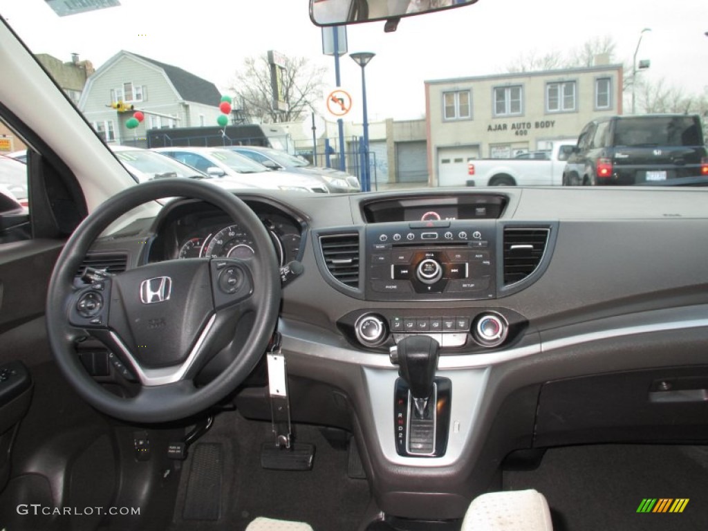 2012 CR-V EX 4WD - Taffeta White / Beige photo #10