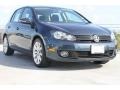 Blue Graphite Metallic 2012 Volkswagen Golf 4 Door TDI
