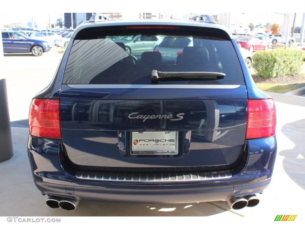 2006 Cayenne S Titanium - Dark Sea Blue / Black/Steel Grey photo #6