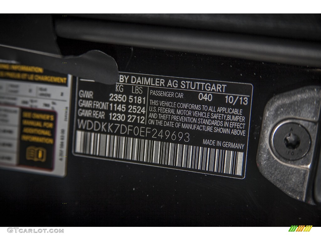2014 E Color Code 040 for Black Photo #88434471