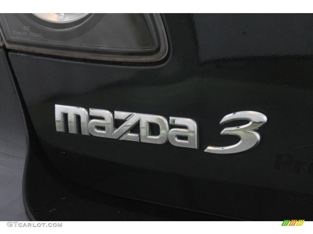 2004 MAZDA3 s Hatchback - Black Mica / Black/Red photo #8