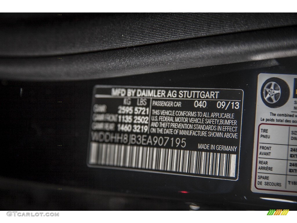 2014 E 350 4Matic Sport Wagon - Black / Black photo #7