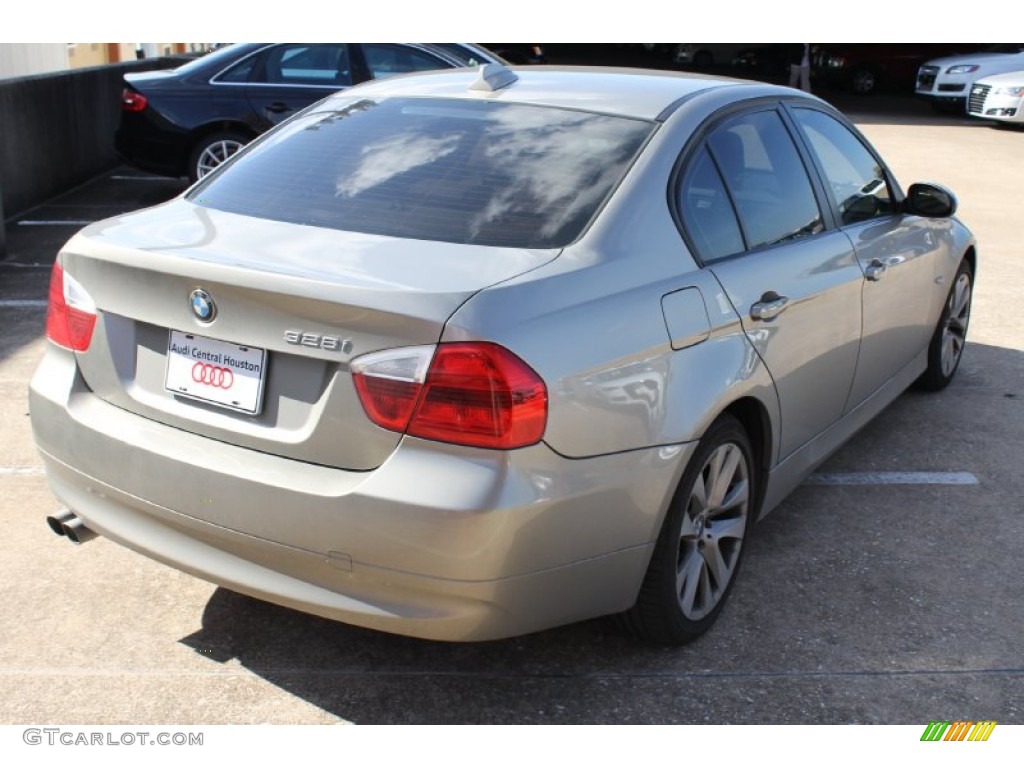 2007 3 Series 328i Sedan - Sonora Metallic / Beige photo #8