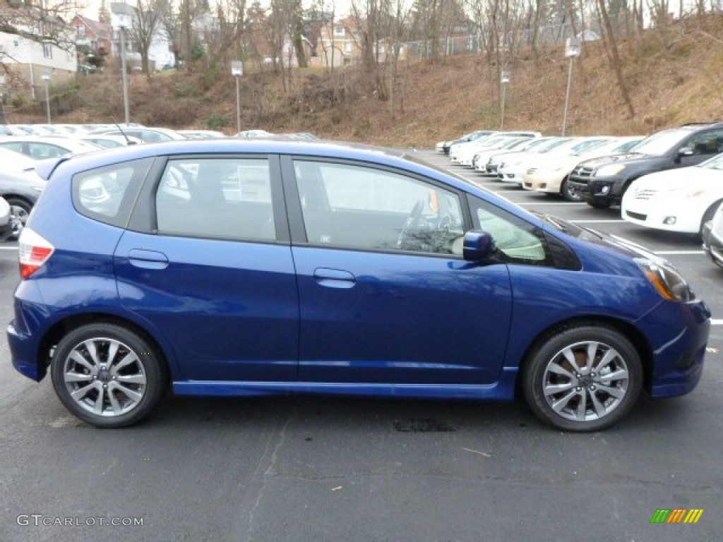 Vortex Blue Pearl 2013 Honda Fit Sport Exterior Photo #88436049