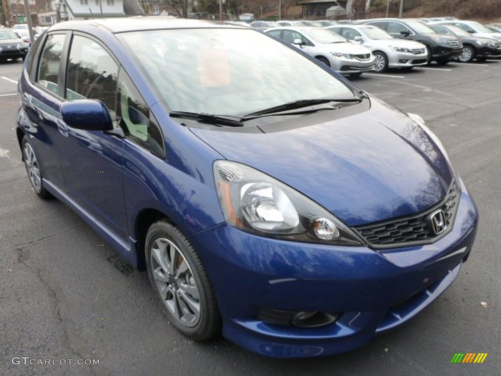 Vortex Blue Pearl 2013 Honda Fit Sport Exterior Photo #88436073