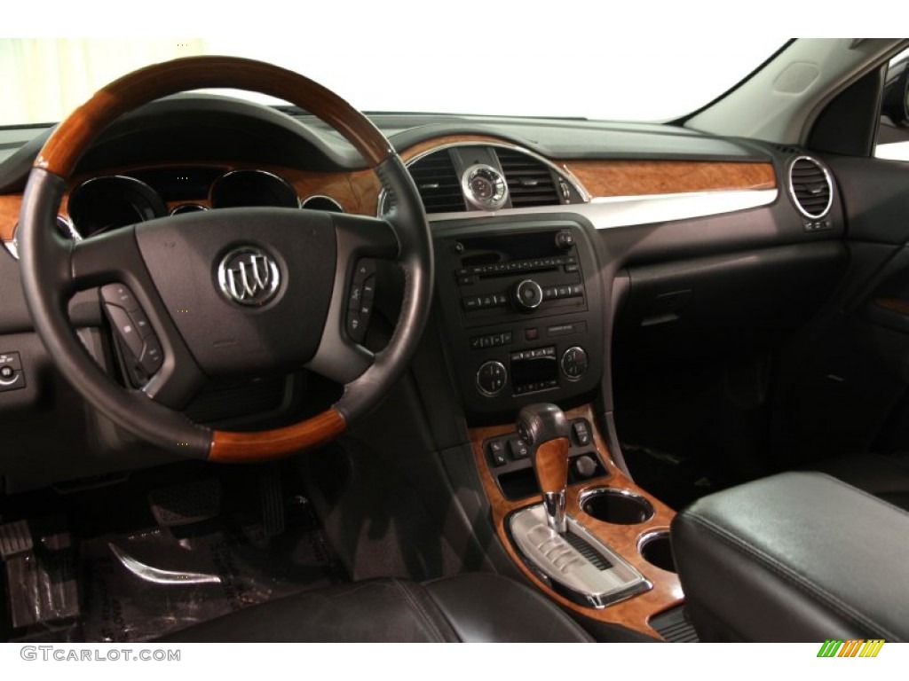 2009 Buick Enclave CXL AWD Ebony Black/Ebony Dashboard Photo #88437732