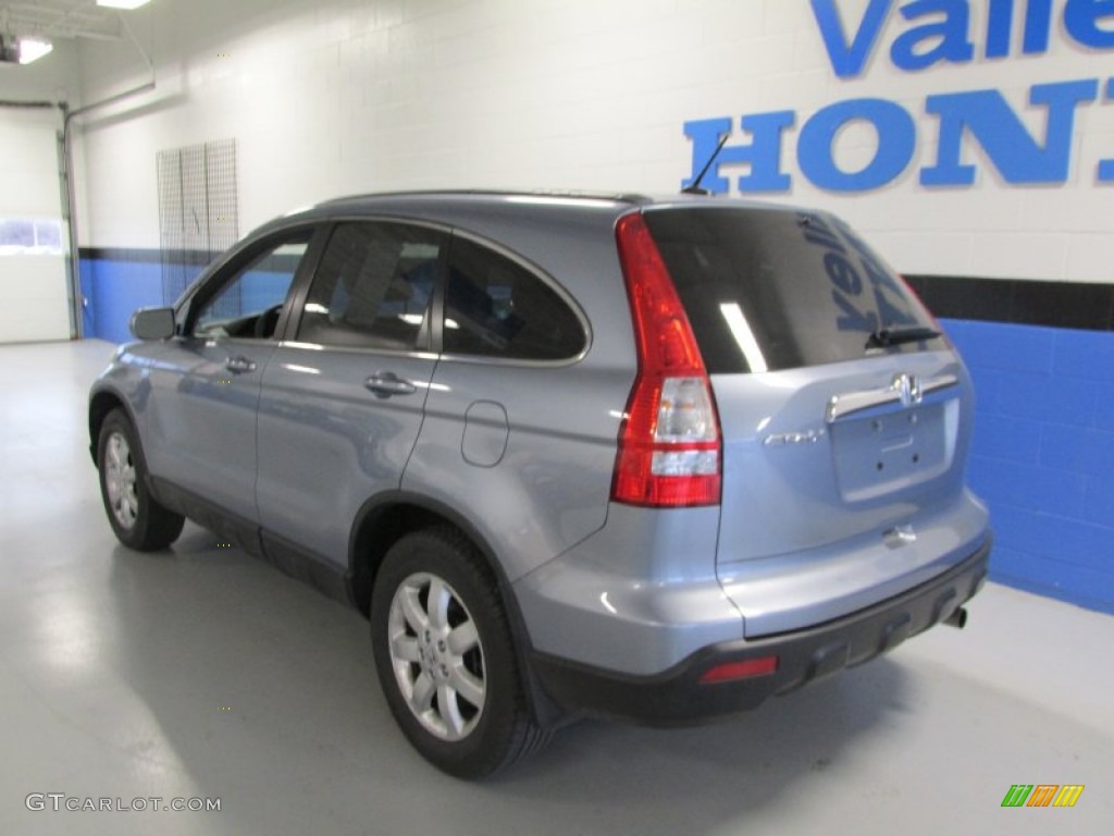 2009 CR-V EX-L 4WD - Glacier Blue Metallic / Gray photo #3