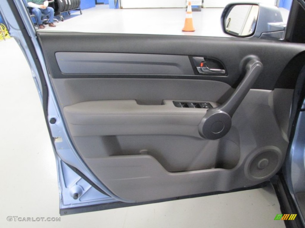 2009 CR-V EX-L 4WD - Glacier Blue Metallic / Gray photo #7