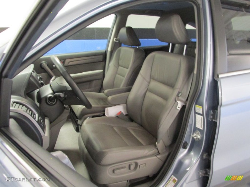 2009 CR-V EX-L 4WD - Glacier Blue Metallic / Gray photo #9