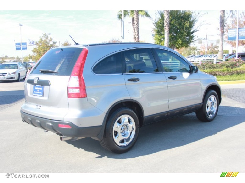 2007 CR-V LX - Whistler Silver Metallic / Black photo #8