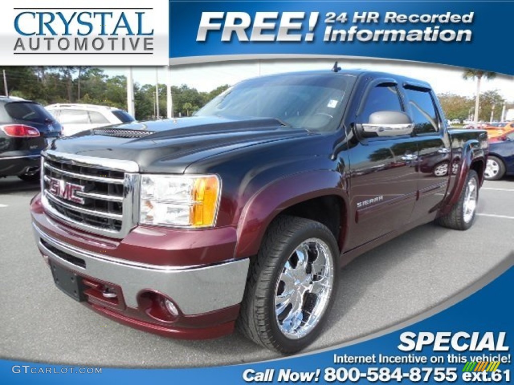 2012 Sierra 1500 SLE Crew Cab - Onyx Black / Ebony photo #1