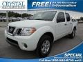 2013 Glacier White Nissan Frontier SV V6 Crew Cab  photo #1