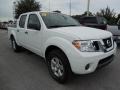 2013 Glacier White Nissan Frontier SV V6 Crew Cab  photo #10