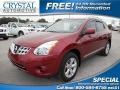 2011 Cayenne Red Nissan Rogue SV AWD  photo #1