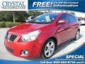 Red Hot Metallic 2010 Pontiac Vibe 2.4L