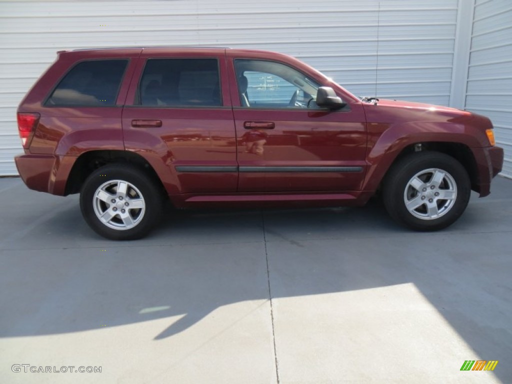 2007 Grand Cherokee Laredo - Red Rock Crystal Pearl / Khaki photo #3