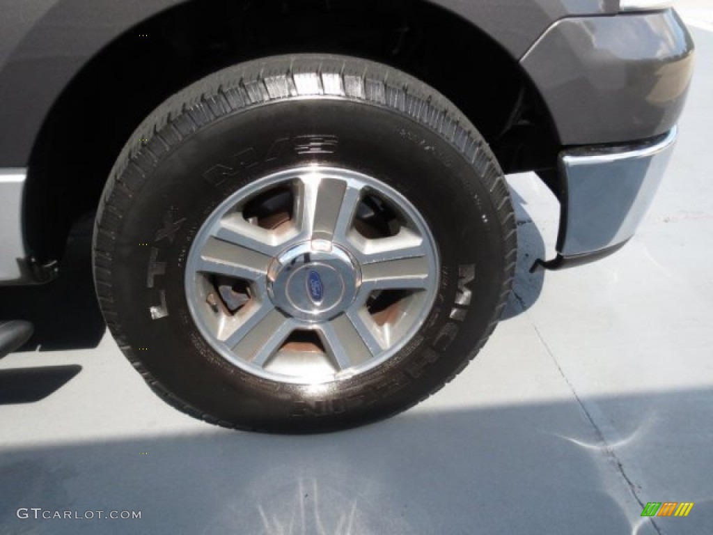 2006 F150 XLT SuperCrew - Dark Shadow Grey Metallic / Medium/Dark Flint photo #14