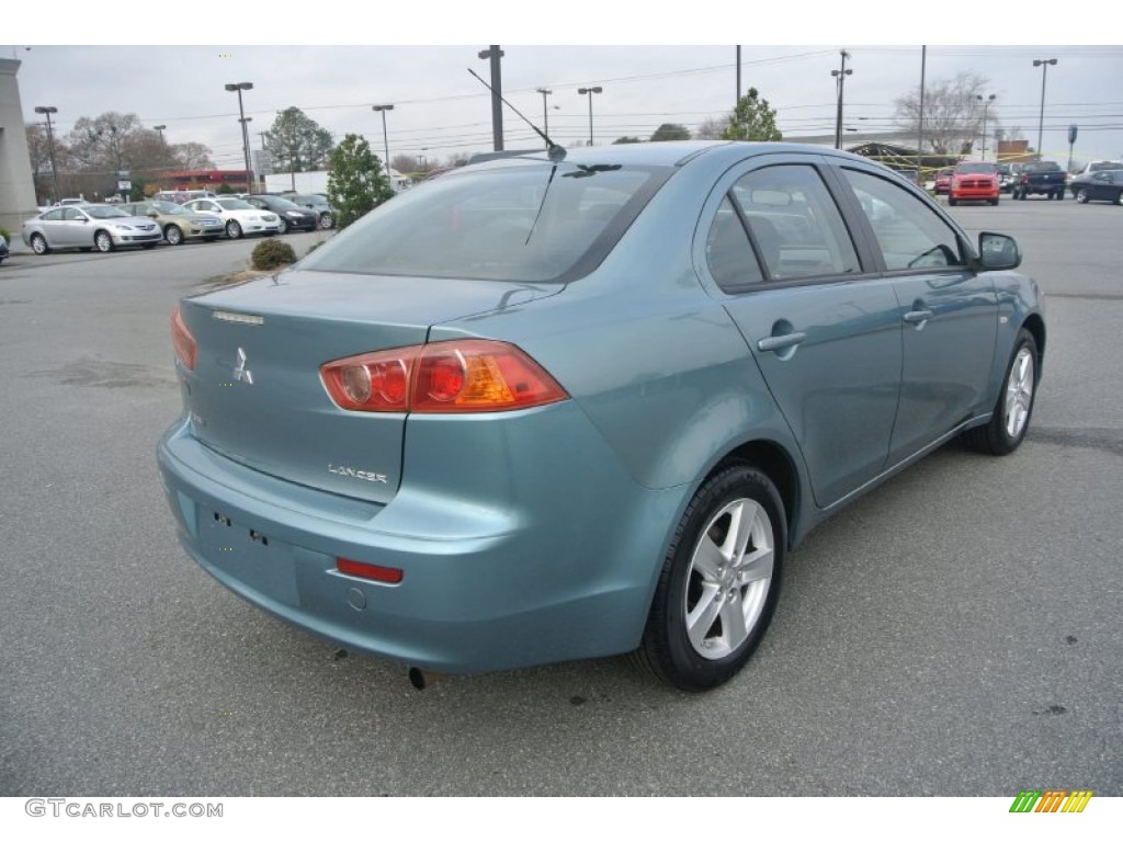 2009 Lancer ES - Aqua Metallic / Black photo #5