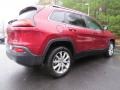 2014 Deep Cherry Red Crystal Pearl Jeep Cherokee Limited  photo #3