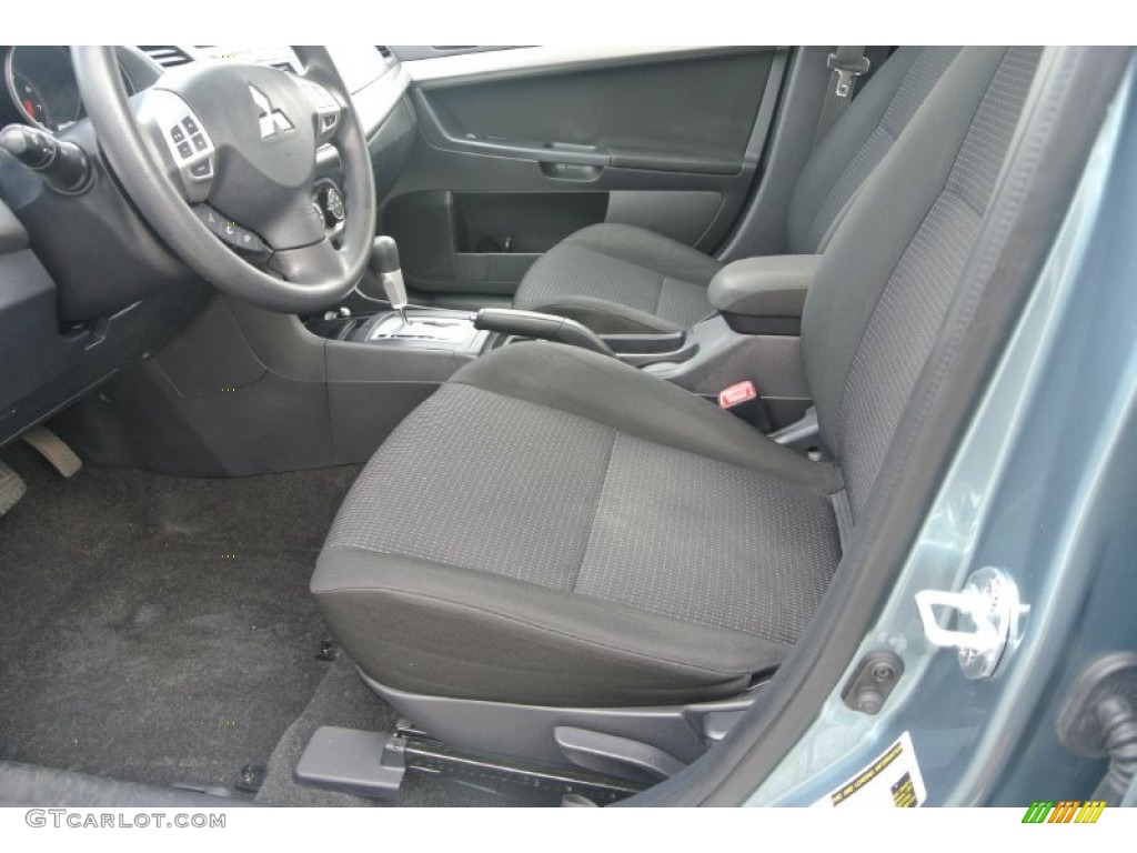 2009 Lancer ES - Aqua Metallic / Black photo #9