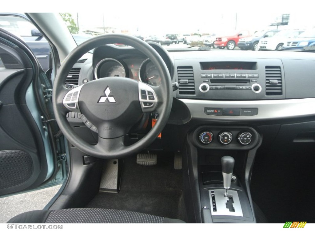 2009 Lancer ES - Aqua Metallic / Black photo #16