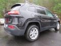 Brilliant Black Crystal Pearl 2014 Jeep Cherokee Latitude Exterior