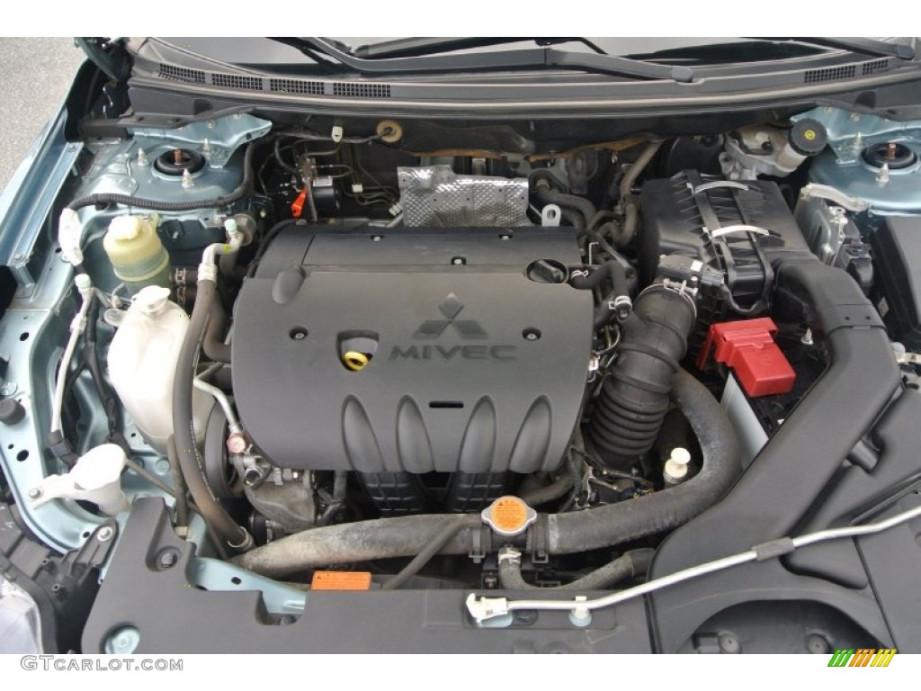 2009 Lancer ES - Aqua Metallic / Black photo #22