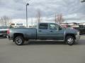 2008 Blue Granite Metallic Chevrolet Silverado 3500HD LT Crew Cab 4x4 Dually  photo #7