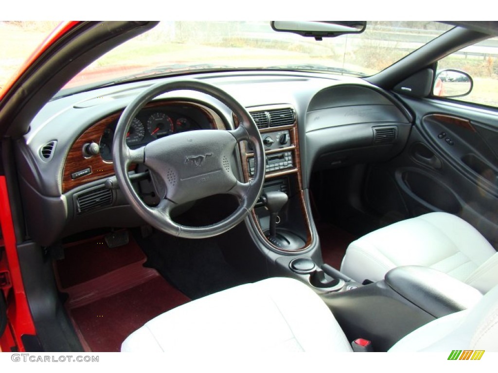 2000 Mustang GT Convertible - Performance Red / Oxford White photo #17