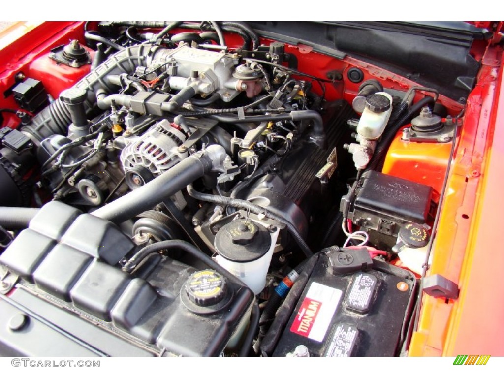 2000 Mustang GT Convertible - Performance Red / Oxford White photo #31