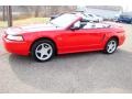 2000 Performance Red Ford Mustang GT Convertible  photo #35
