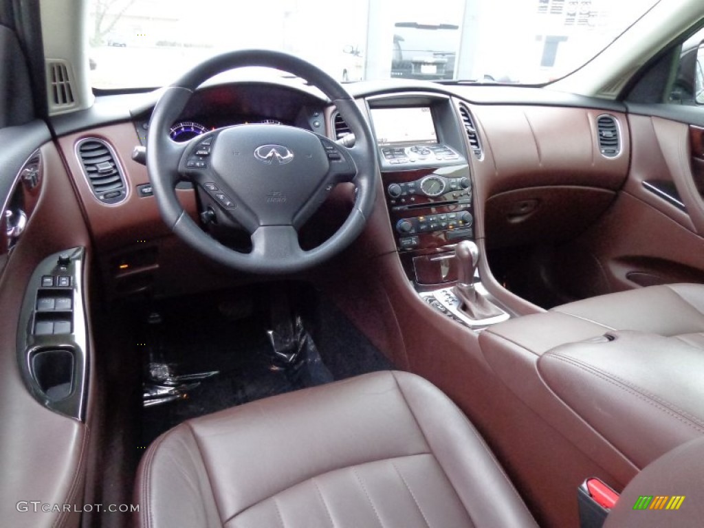 Chestnut Interior 2008 Infiniti EX 35 AWD Photo #88445430