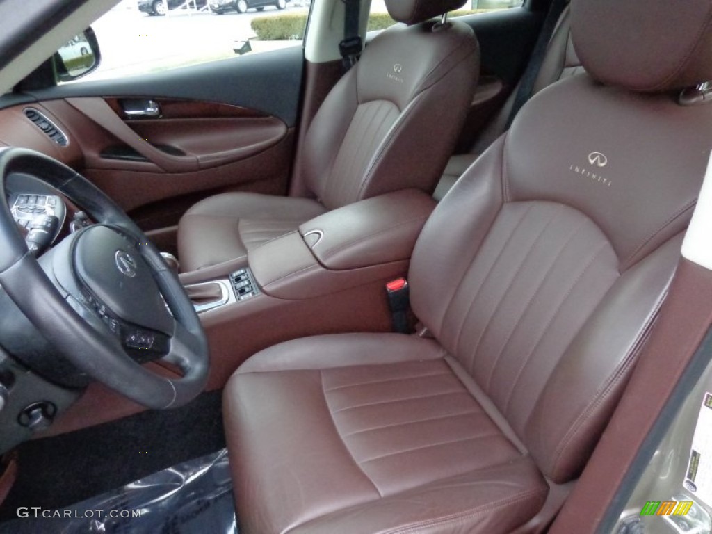Chestnut Interior 2008 Infiniti EX 35 AWD Photo #88445454