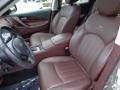 2008 Infiniti EX Chestnut Interior Front Seat Photo