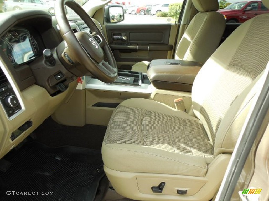 2010 Ram 1500 Big Horn Crew Cab - Austin Tan Pearl / Light Pebble Beige/Bark Brown photo #4