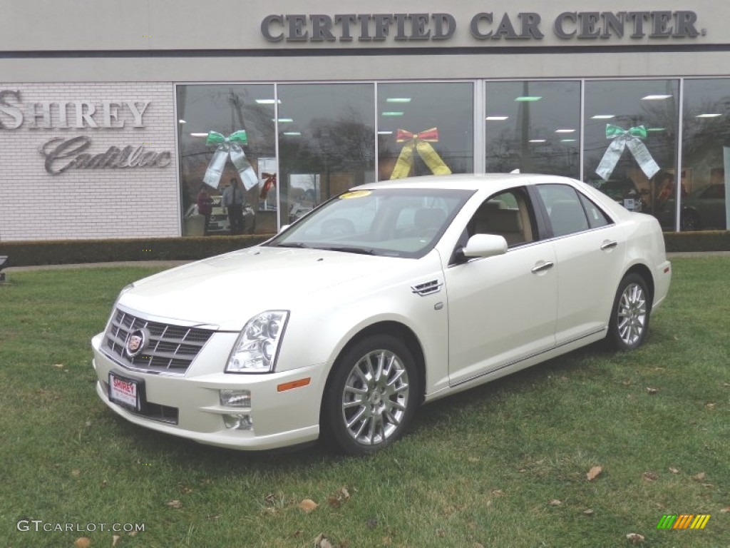 2010 STS V6 Luxury - White Diamond Tricoat / Cashmere photo #1