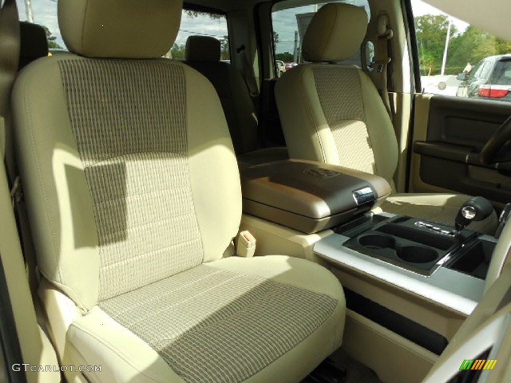 2010 Ram 1500 Big Horn Crew Cab - Austin Tan Pearl / Light Pebble Beige/Bark Brown photo #12